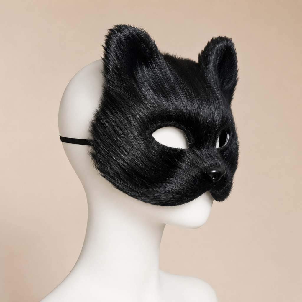 Masque Chat Kitsu – Fourrure