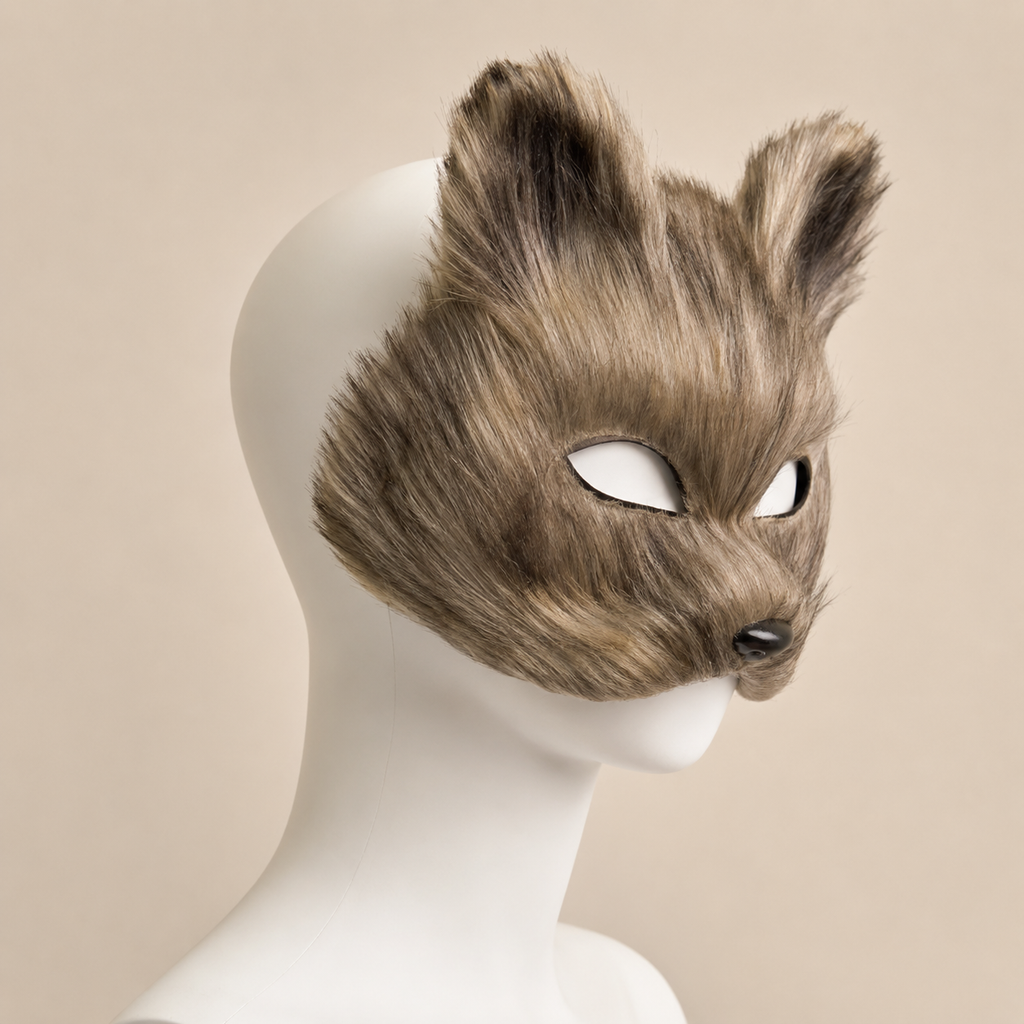 Masque Chat Kitsu – Fourrure